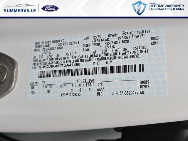 2026 Ford Escape Active