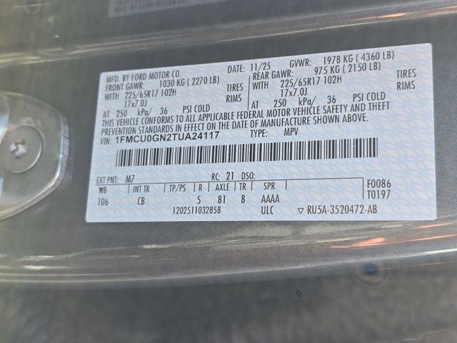 2026 Ford Escape Active