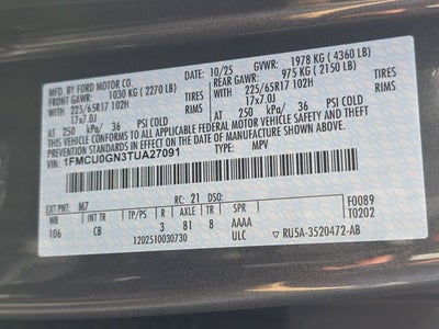 2026 Ford Escape Active