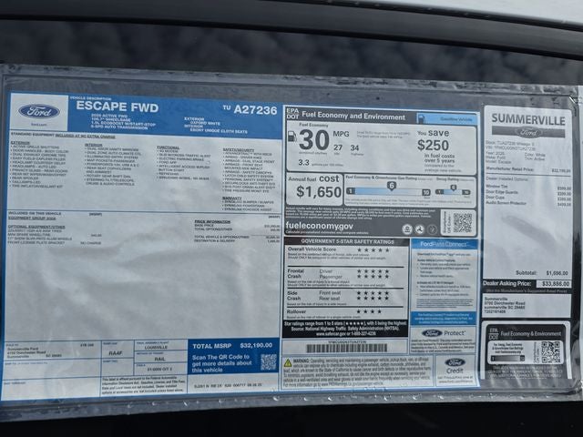 2026 Ford Escape Active