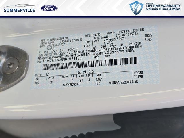 2025 Ford Escape Active