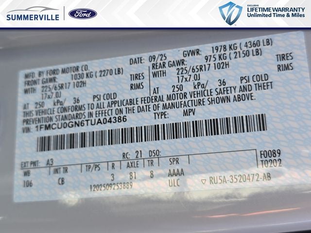 2026 Ford Escape Active