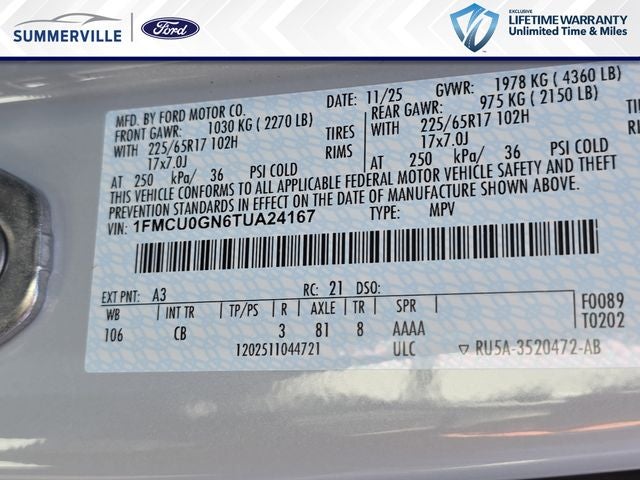 2026 Ford Escape Active