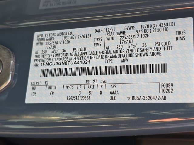 2026 Ford Escape Active