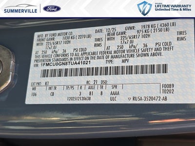 2026 Ford Escape Active