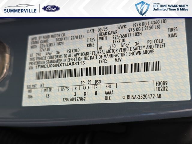 2026 Ford Escape Active