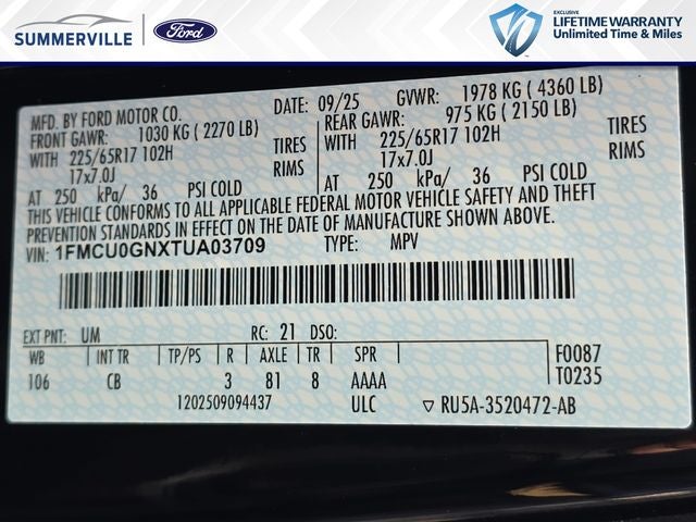 2026 Ford Escape Active