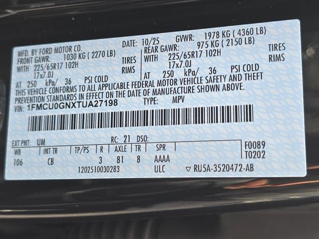 2026 Ford Escape Active