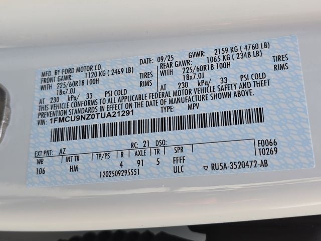 2026 Ford Escape Hybrid ST-Line Select