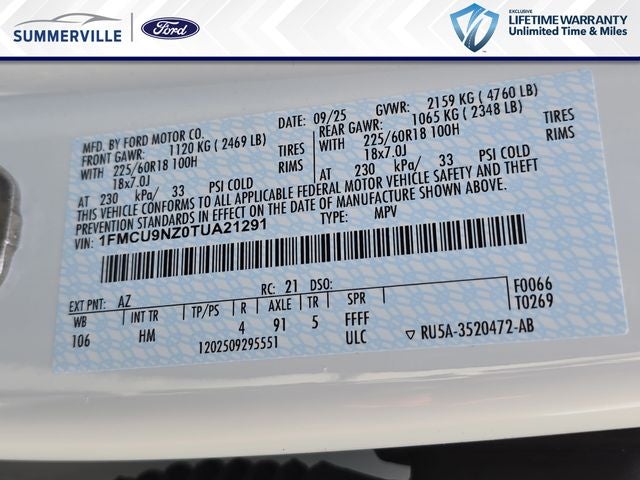 2026 Ford Escape Hybrid ST-Line Select