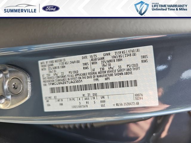 2026 Ford Escape Hybrid ST-Line Select