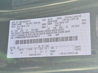 2025 Ford Bronco Outer Banks