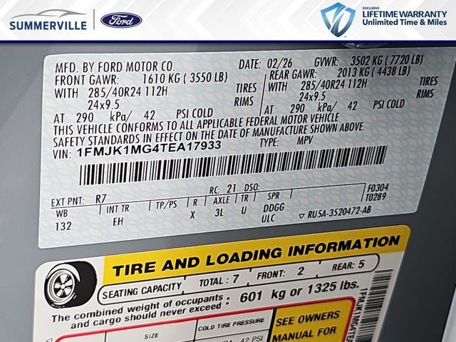 2026 Ford Expedition Max Platinum