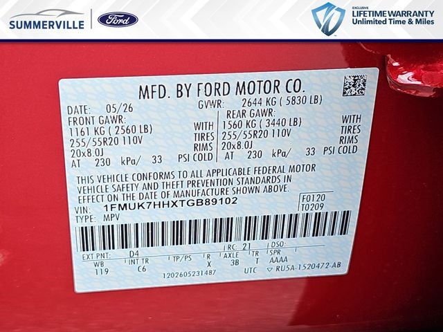 2026 Ford Explorer Platinum