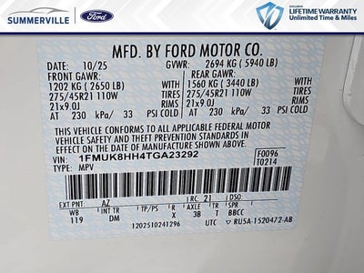 2026 Ford Explorer Platinum