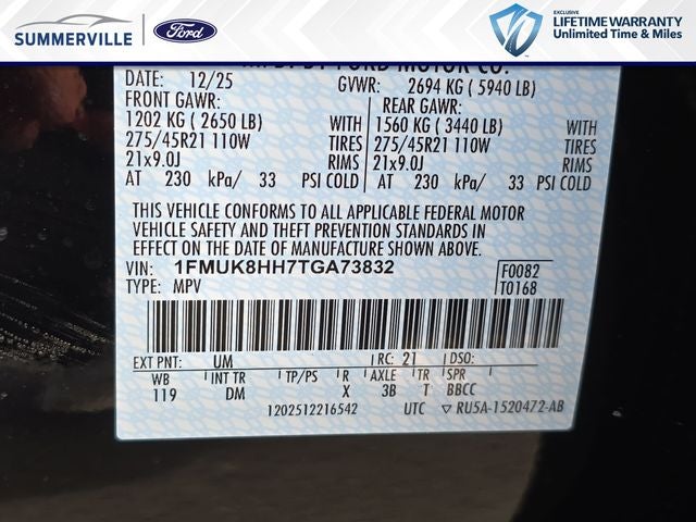 2026 Ford Explorer Platinum