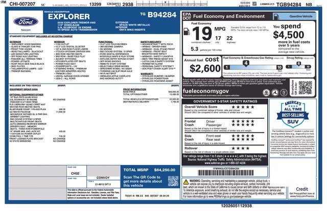 2026 Ford Explorer Tremor