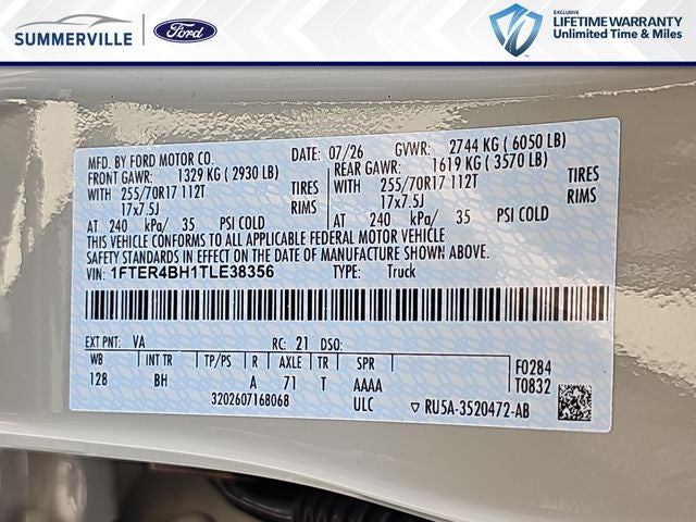 2026 Ford Ranger XL