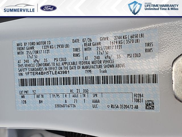 2026 Ford Ranger XL
