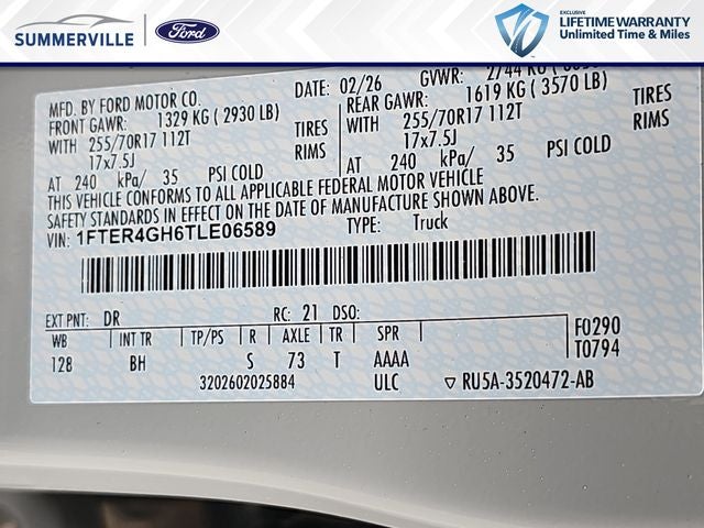 2026 Ford Ranger XLT