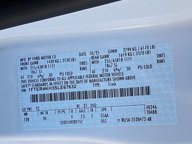 2025 Ford Ranger Lariat