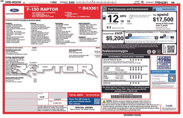 2026 Ford F-150 Raptor