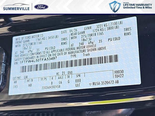 2026 Ford F-150 Tremor