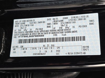 2025 Ford F-150 Tremor