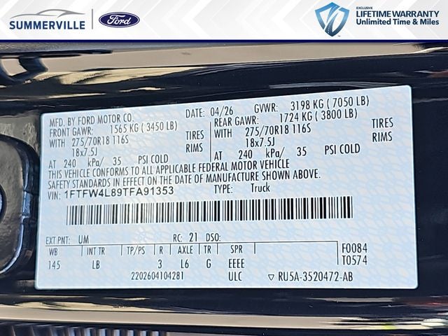2026 Ford F-150 Tremor