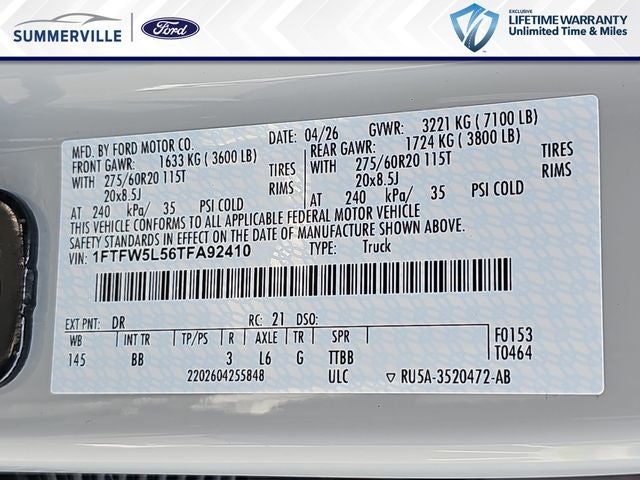 2026 Ford F-150 Lariat