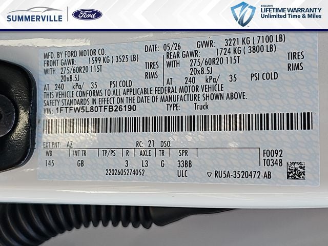 2026 Ford F-150 Lariat