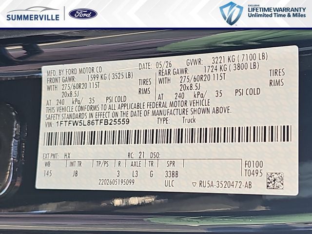 2026 Ford F-150 Lariat
