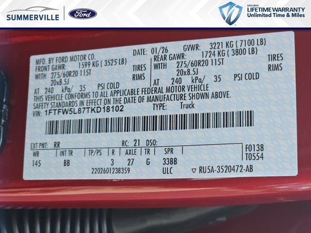 2026 Ford F-150 Lariat