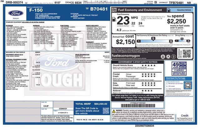 2026 Ford F-150 King Ranch