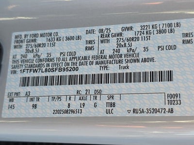 2025 Ford F-150 Platinum