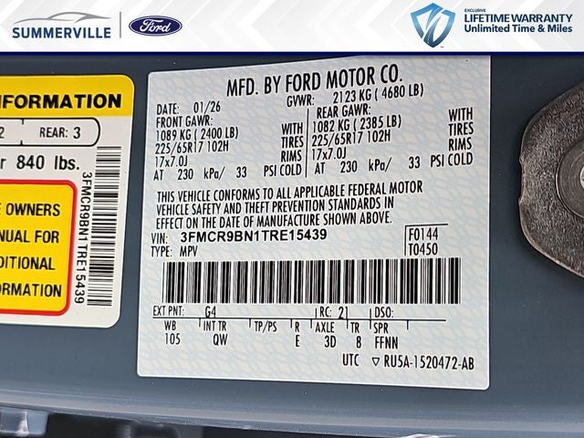 2026 Ford Bronco Sport Big Bend