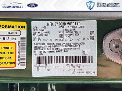 2025 Ford Bronco Sport Big Bend