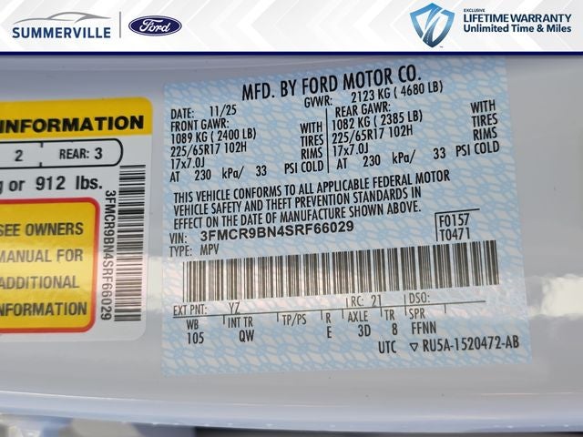 2025 Ford Bronco Sport Big Bend