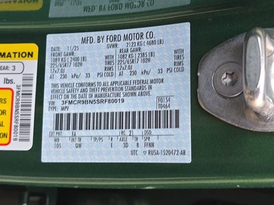 2025 Ford Bronco Sport Big Bend