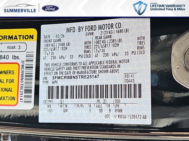 2026 Ford Bronco Sport Big Bend