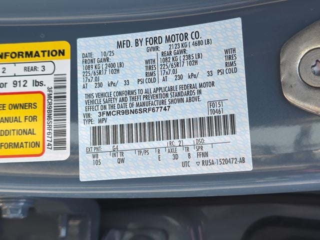 2025 Ford Bronco Sport Big Bend