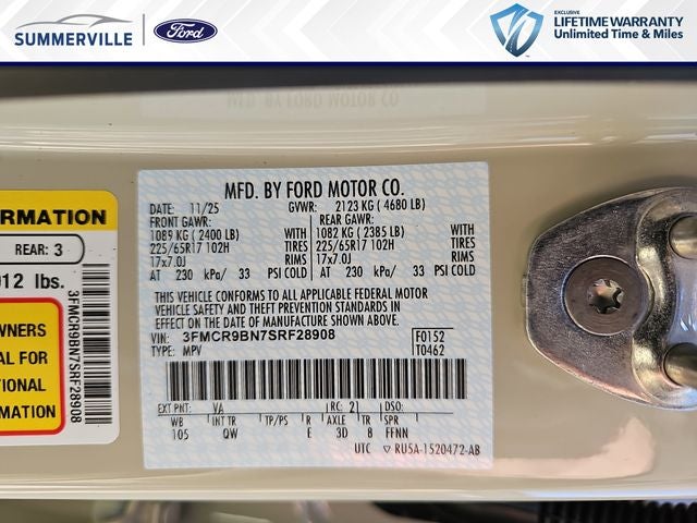 2025 Ford Bronco Sport Big Bend