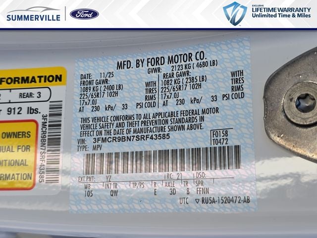 2025 Ford Bronco Sport Big Bend