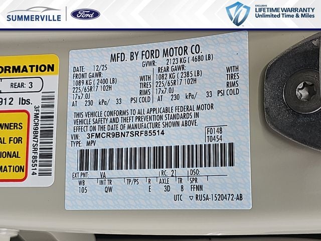 2025 Ford Bronco Sport Big Bend