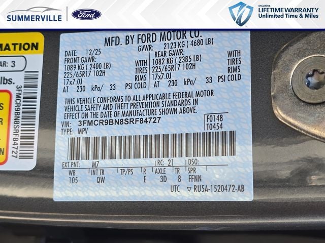 2025 Ford Bronco Sport Big Bend