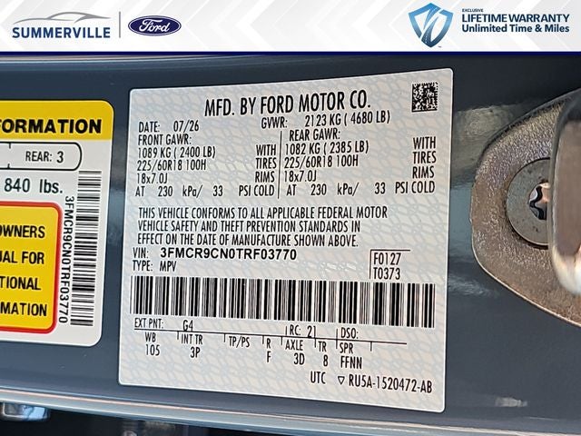 2026 Ford Bronco Sport Outer Banks