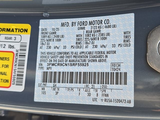 2025 Ford Bronco Sport Outer Banks