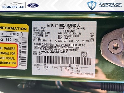 2025 Ford Bronco Sport Outer Banks