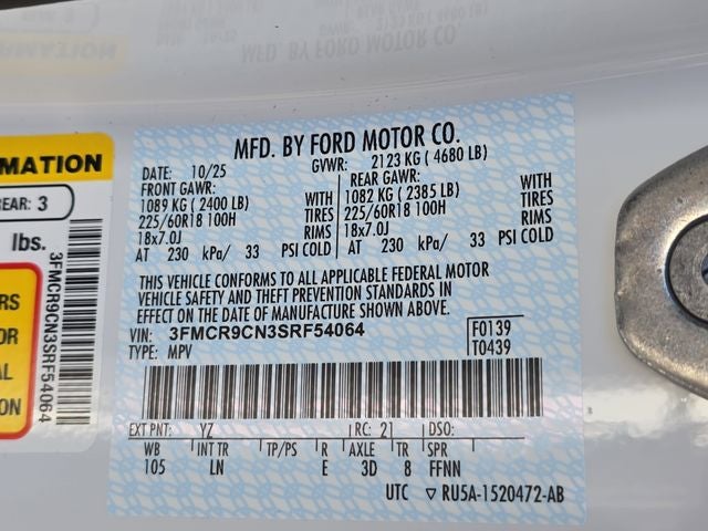 2025 Ford Bronco Sport Outer Banks