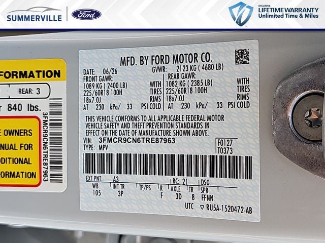 2026 Ford Bronco Sport Outer Banks